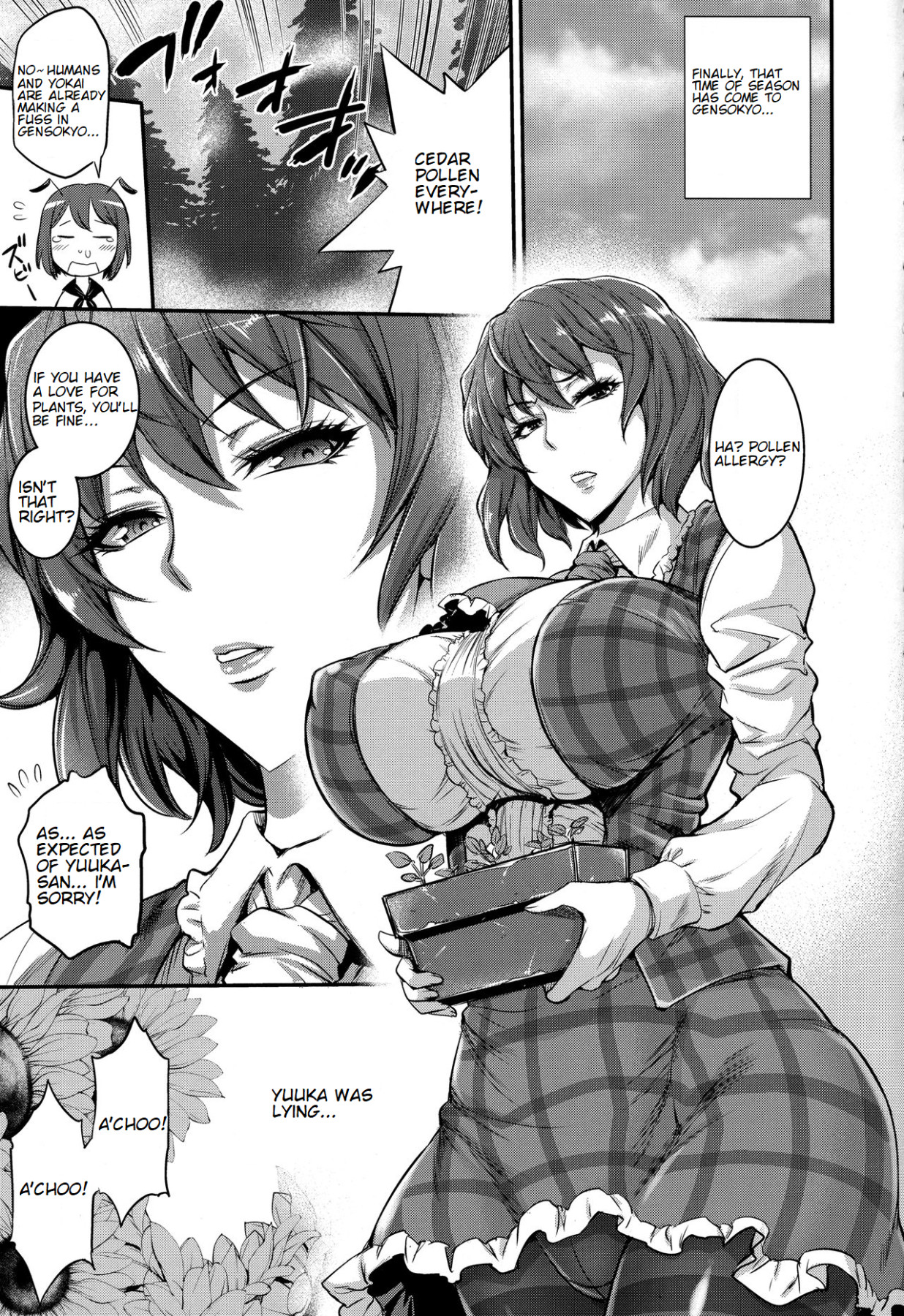 Hentai Manga Comic-Maid Uniform Futanari Yuukarin Book-Read-3